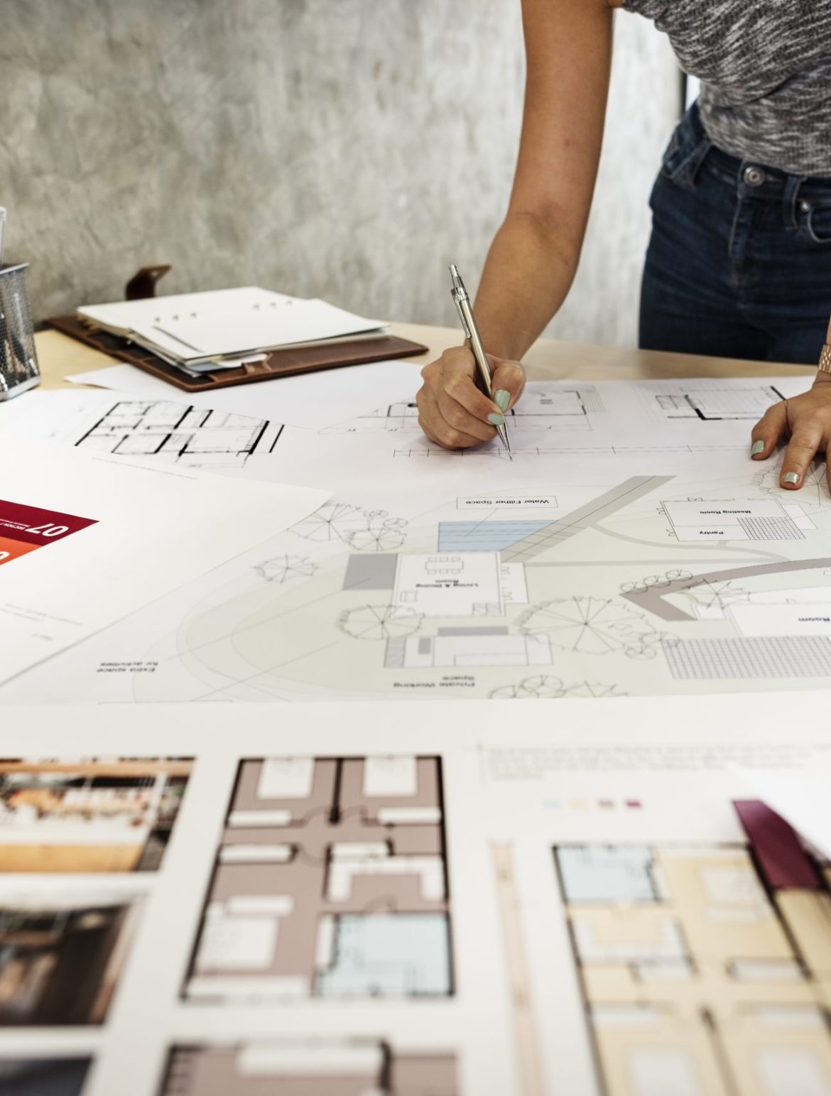 Design Studio Architect Creative Occupation Blueprint Concept